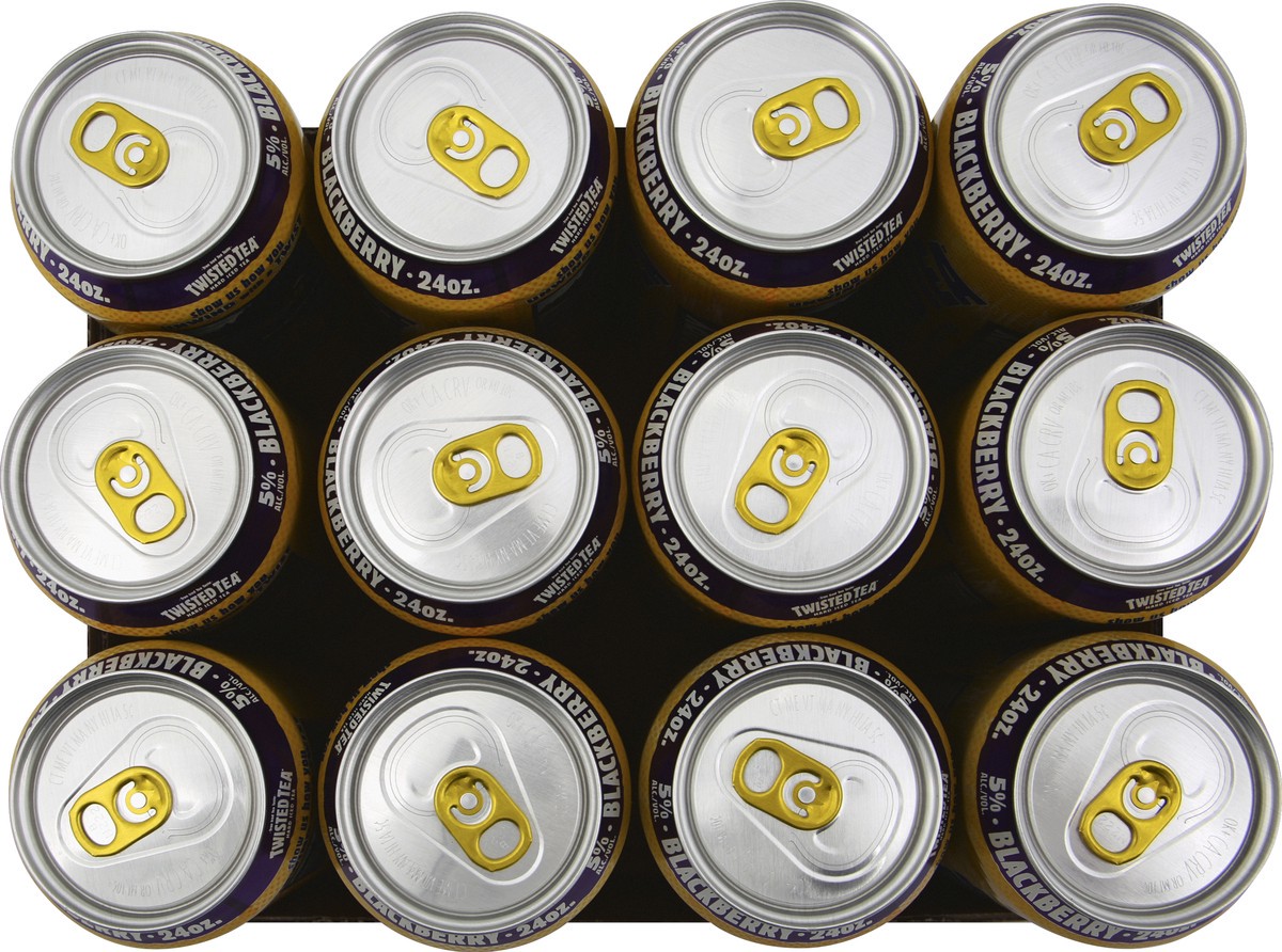 slide 2 of 6, Twisted Tea Hard Iced Tea, Blackberry, 12 ct