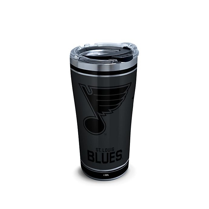 slide 1 of 1, Tervis NHL St. Louis Blues Blackout Stainless Steel Tumbler with Lid, 20 oz