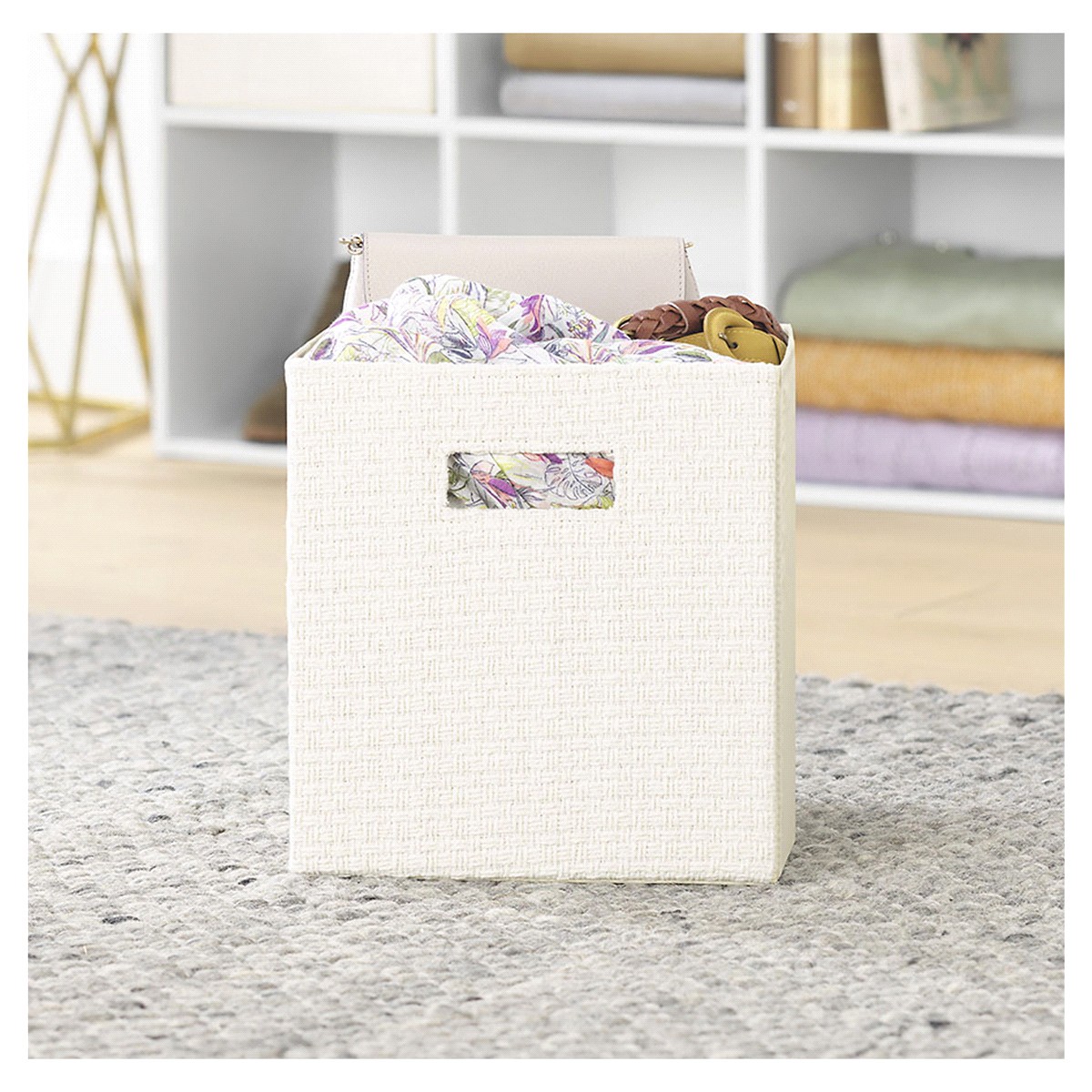 slide 2 of 2, Whitmor Fabric Storage Cube 1 Each, 1 ct