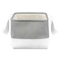 slide 15 of 21, Whitmor Eva Tote with Canvas Long Handles, Alloy, 1 ct