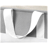 slide 18 of 21, Whitmor Eva Tote with Canvas Long Handles, Alloy, 1 ct