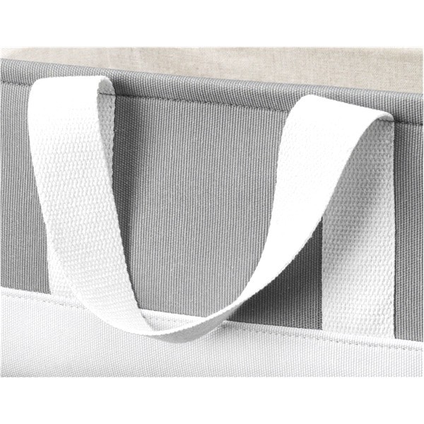 slide 20 of 21, Whitmor Eva Tote with Canvas Long Handles, Alloy, 1 ct