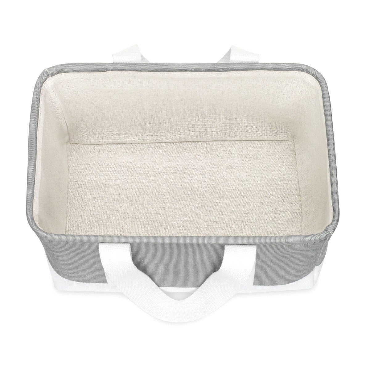 slide 9 of 21, Whitmor Eva Tote with Canvas Long Handles, Alloy, 1 ct