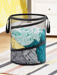 slide 2 of 13, Whitmor Collapsible Pop Up Hamper Black, 1 ct