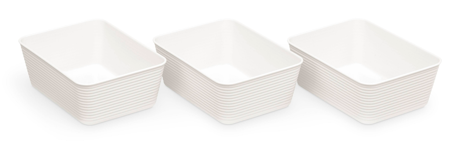 slide 2 of 5, Whitmor Storage Trays 3 ea, 3 ct