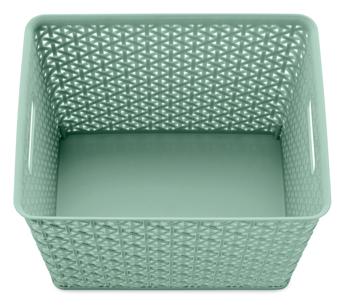 slide 4 of 4, Whitmor Resin Tote Large Loden Frost, 1 ct