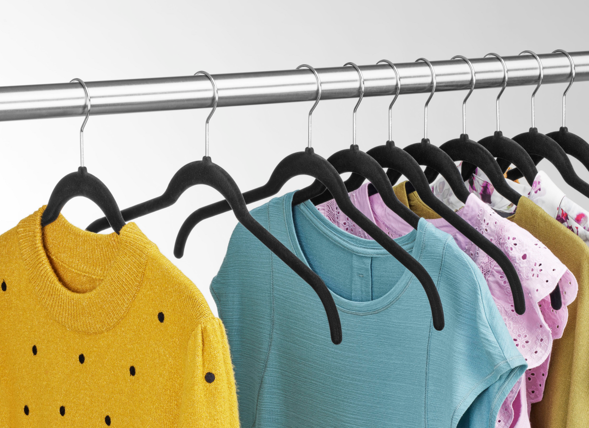 slide 2 of 3, Whitmor Spacemaker Dress/Shirt Hangers 10 ea, 10 ct