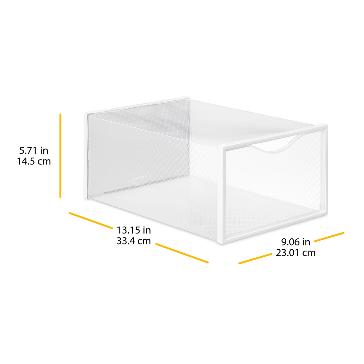 slide 4 of 5, Whitmor Stackable Shoe Boxes Set of 4, 1 ct