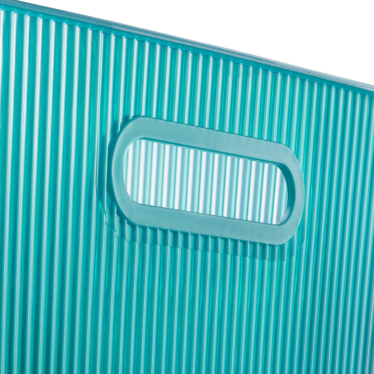 slide 4 of 4, Whitmor Resin Ribbed Large Tote Bayou, 1 ct