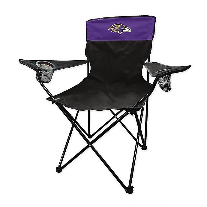 slide 1 of 1, NFL Baltimore Ravens Legacy Folding Chair, 1 ct