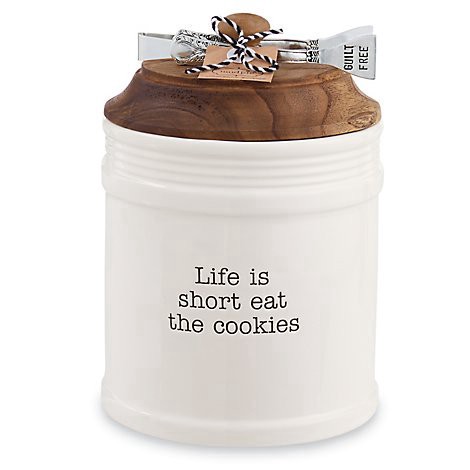 slide 1 of 1, Mud Pie Eat Cookies Jar - Each, 