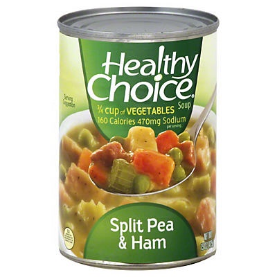 slide 1 of 1, Healthy Choice Split Pea & Ham Soup, 15 oz