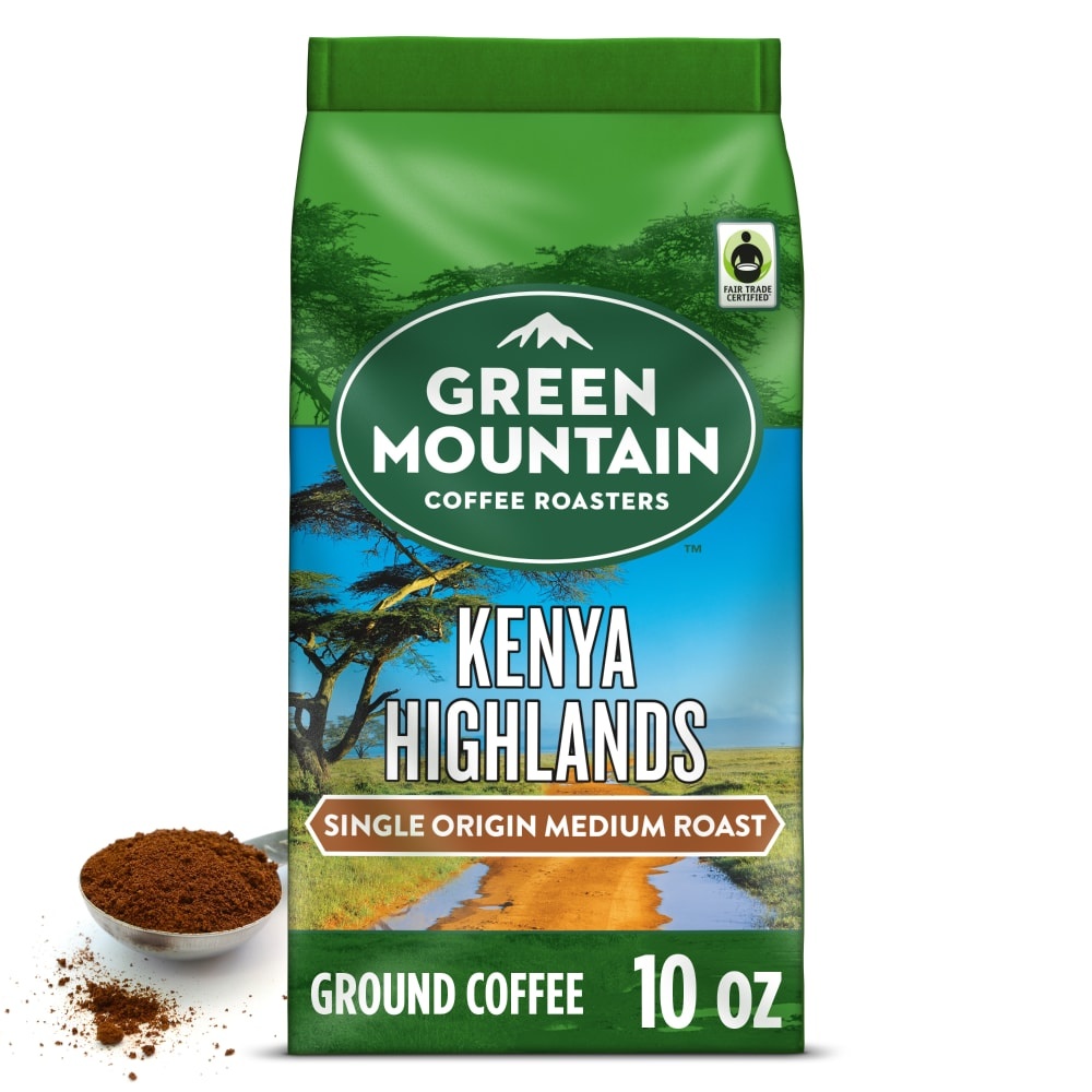 slide 1 of 1, Green Mountain Coffee Roasters Kenya Highlands Medium Roast Ground Coffee, 10 oz