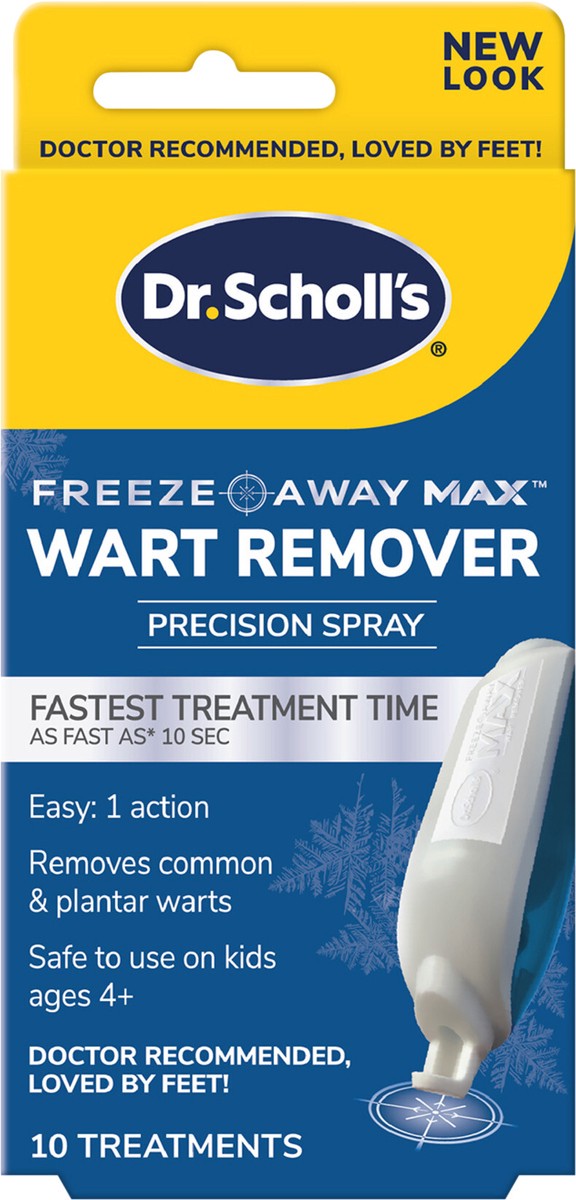 slide 5 of 6, Dr. Scholl's Freeze Away Max Precision Spray Wart Remover 10 ea, 10 ct