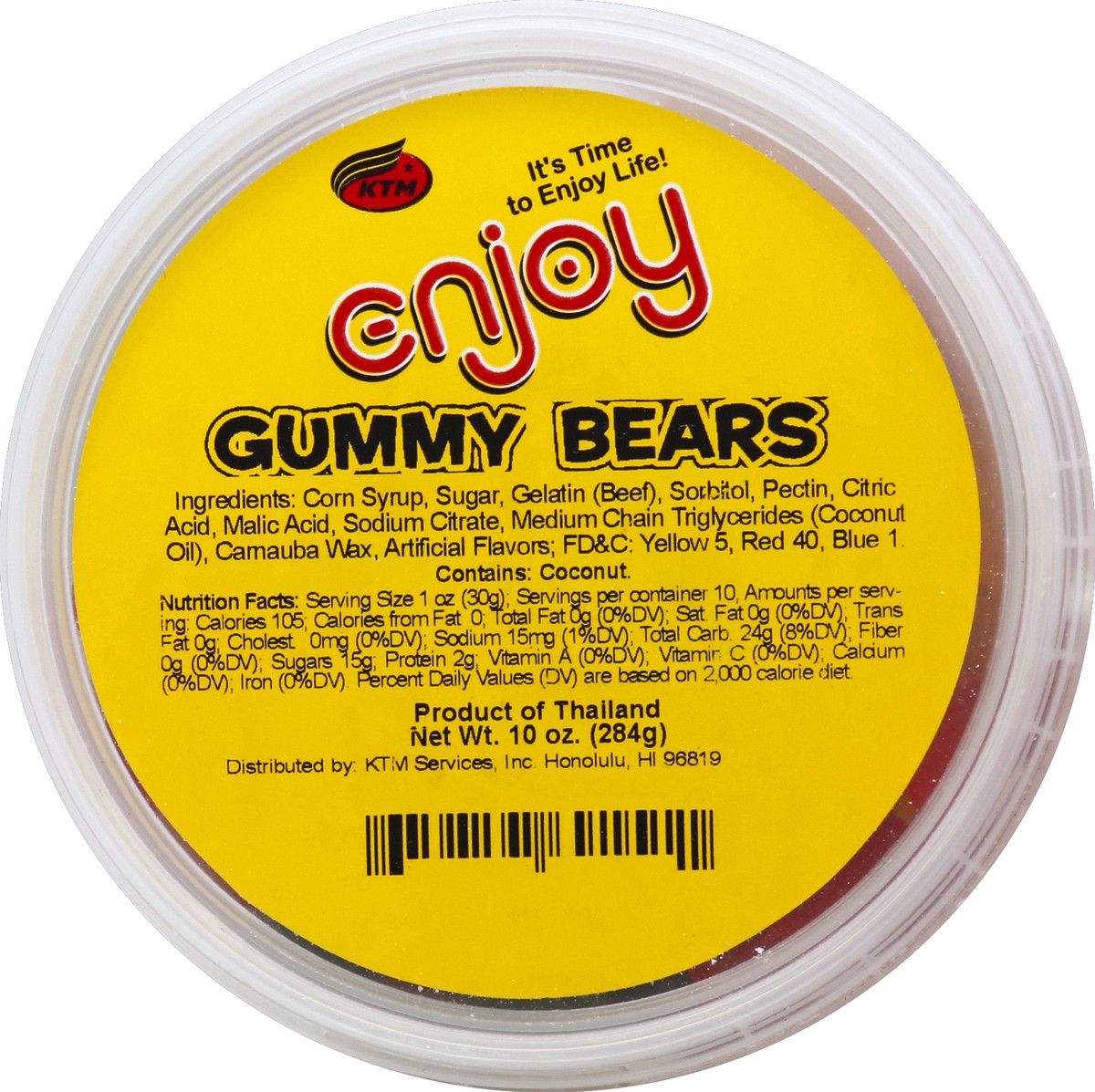 slide 2 of 3, Enjoy Gummy Bears, 10 oz