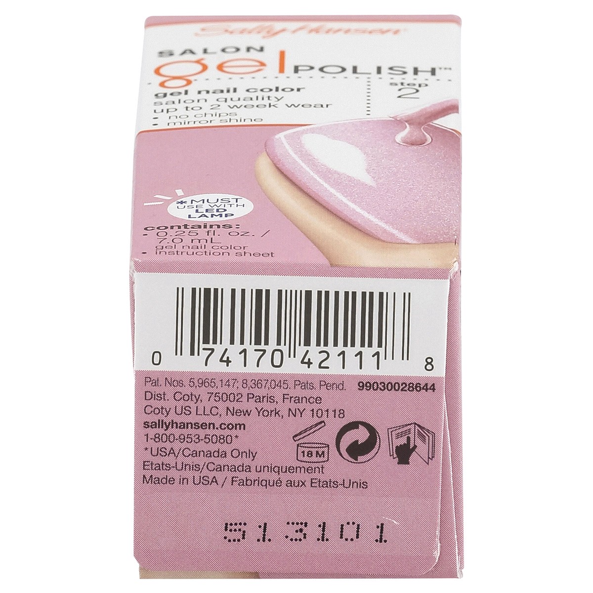 slide 6 of 6, Sally Hansen Salon Pro Gel Rosey Cheeks 0.25 fl oz, 7 ml