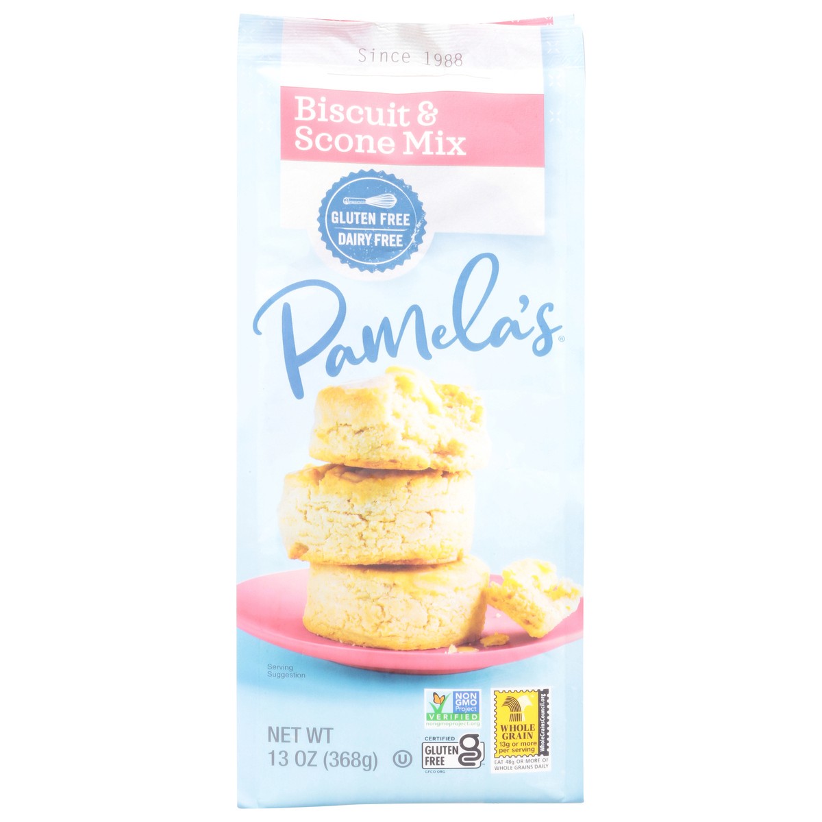 slide 11 of 13, Pamela's Gluten Free & Dairy Free Biscuit & Scone Mix, 13 oz