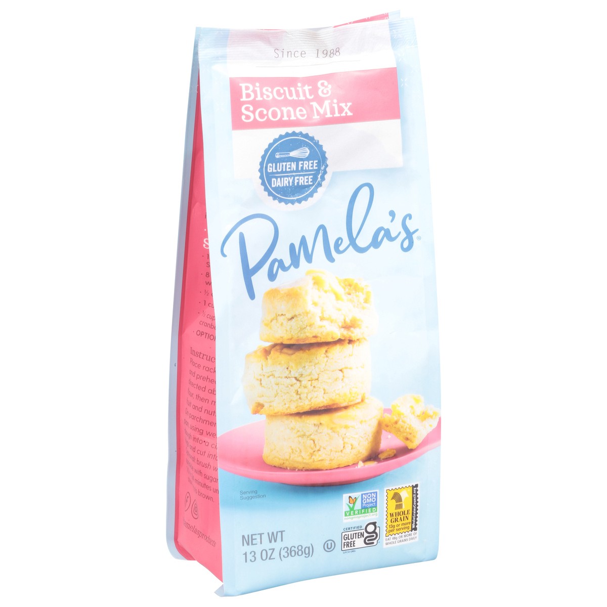 slide 6 of 13, Pamela's Gluten Free & Dairy Free Biscuit & Scone Mix, 13 oz
