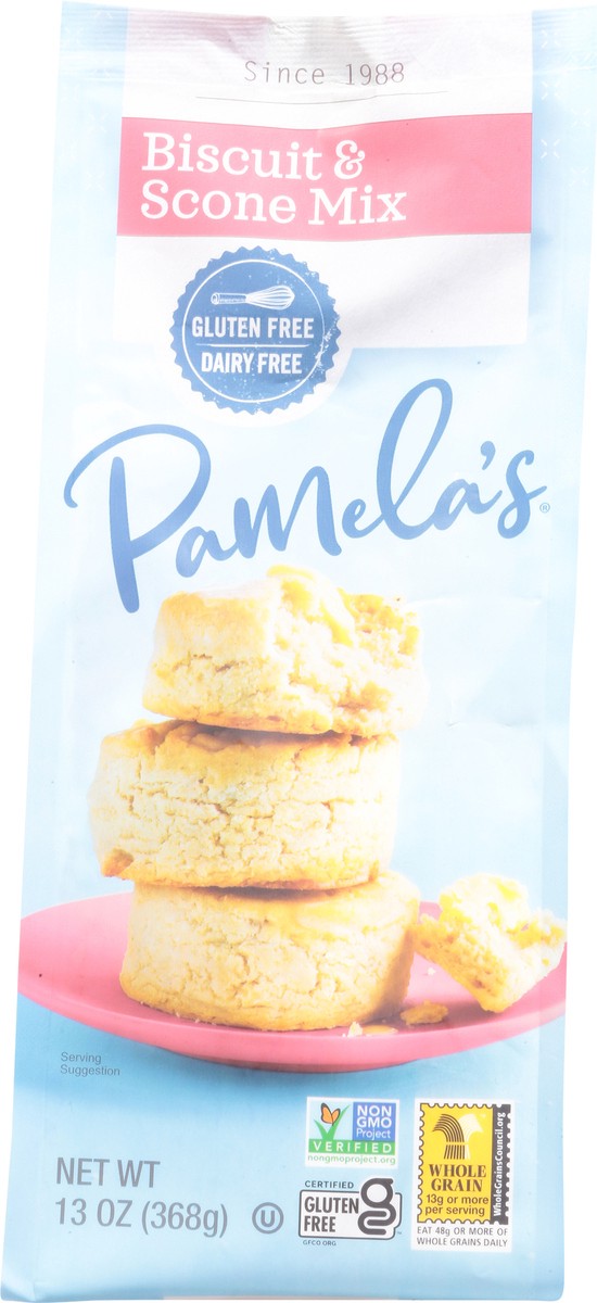 slide 9 of 13, Pamela's Gluten Free & Dairy Free Biscuit & Scone Mix, 13 oz