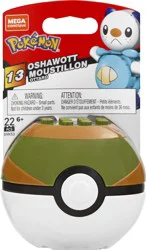 Mega Construx Pokemon Oshawott Toy 22 Pieces