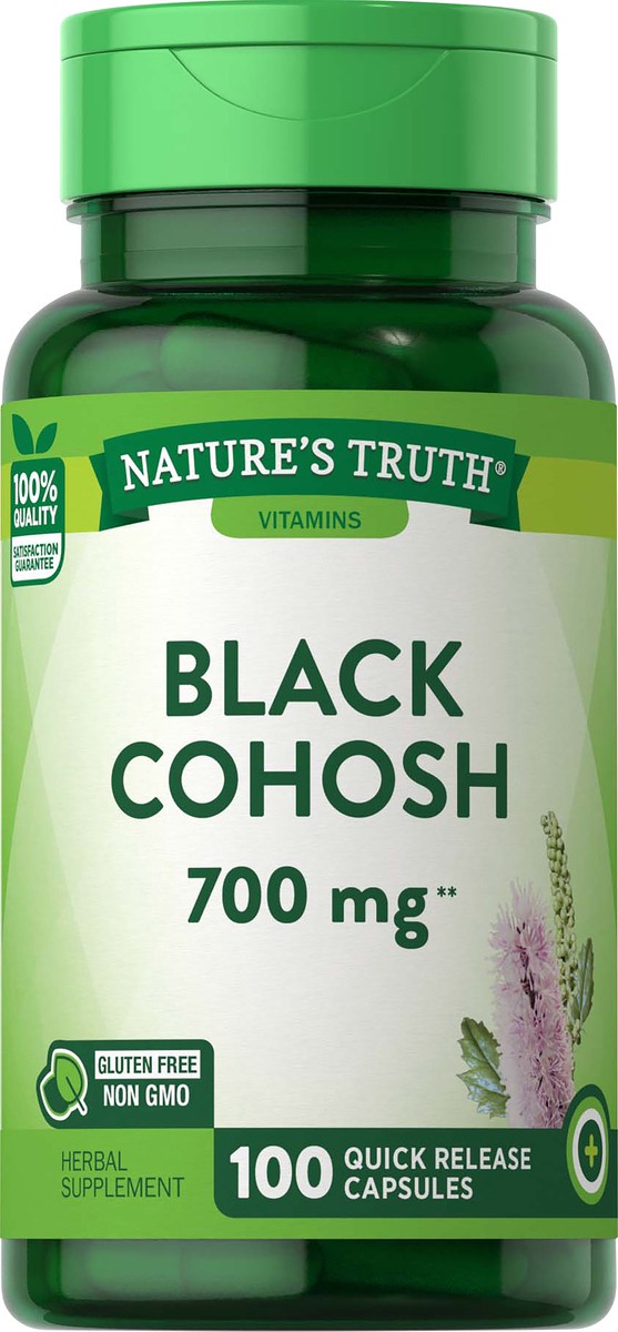 slide 2 of 5, Nature's Truth Black Cohosh Quick Release Capsules, 100 ct; 540 mg