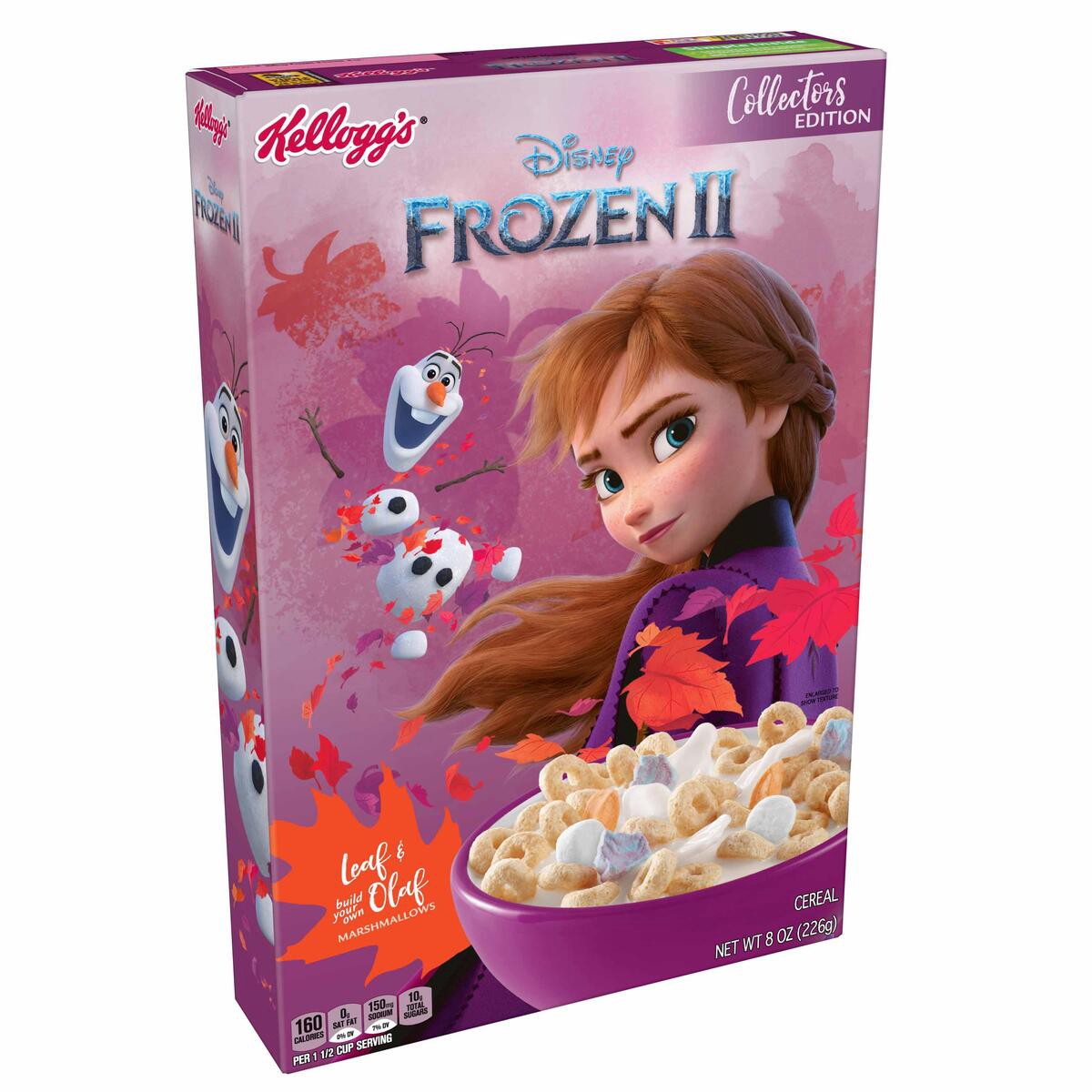 slide 2 of 9, Kellogg's Disney Frozen II Cereal 8 oz, 8 oz