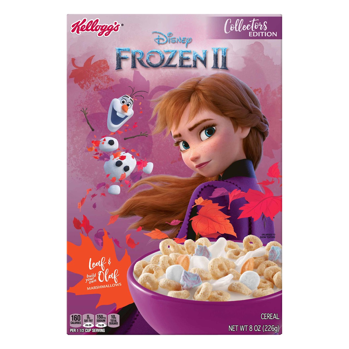 slide 1 of 9, Kellogg's Disney Frozen II Cereal 8 oz, 8 oz