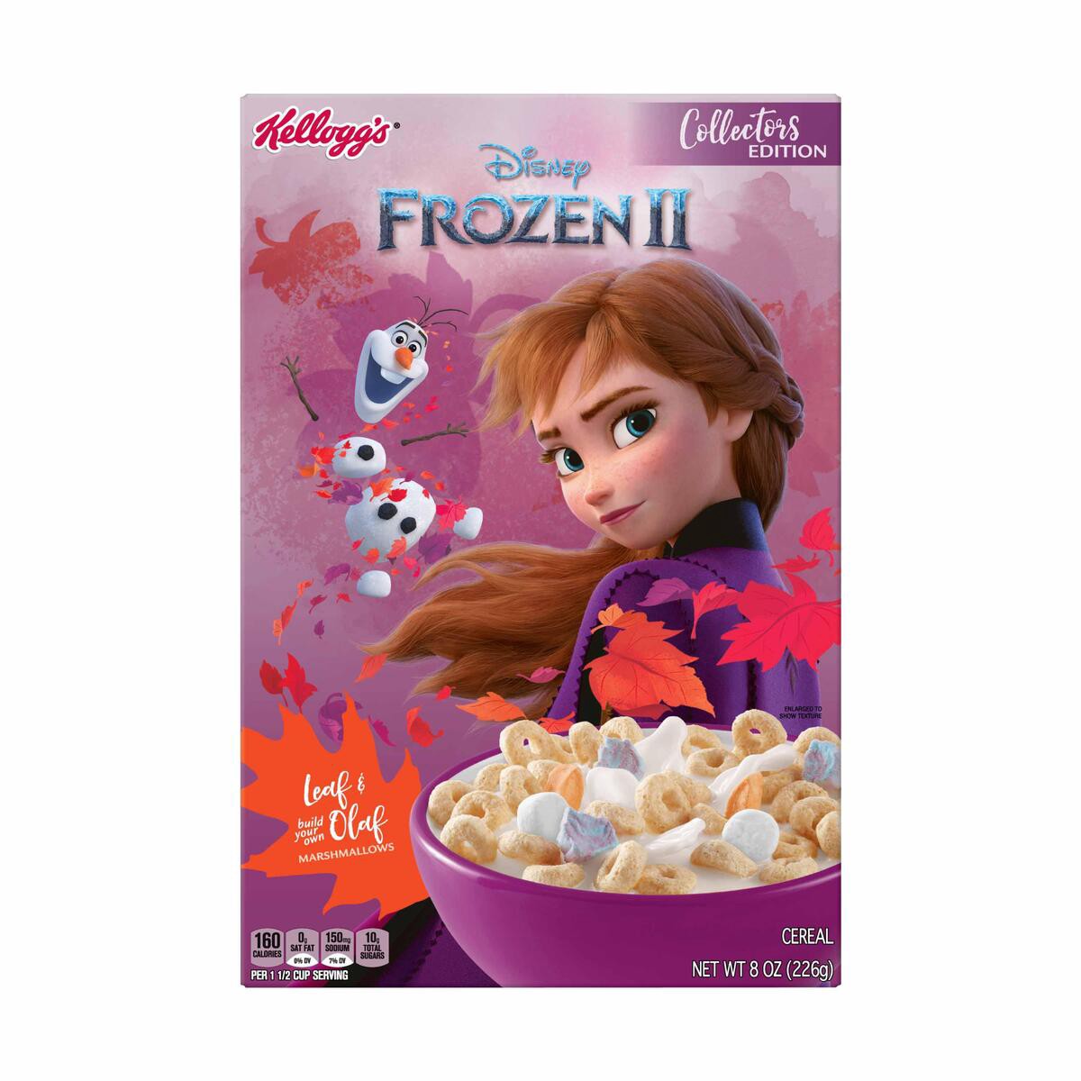 slide 8 of 9, Kellogg's Disney Frozen II Cereal 8 oz, 8 oz