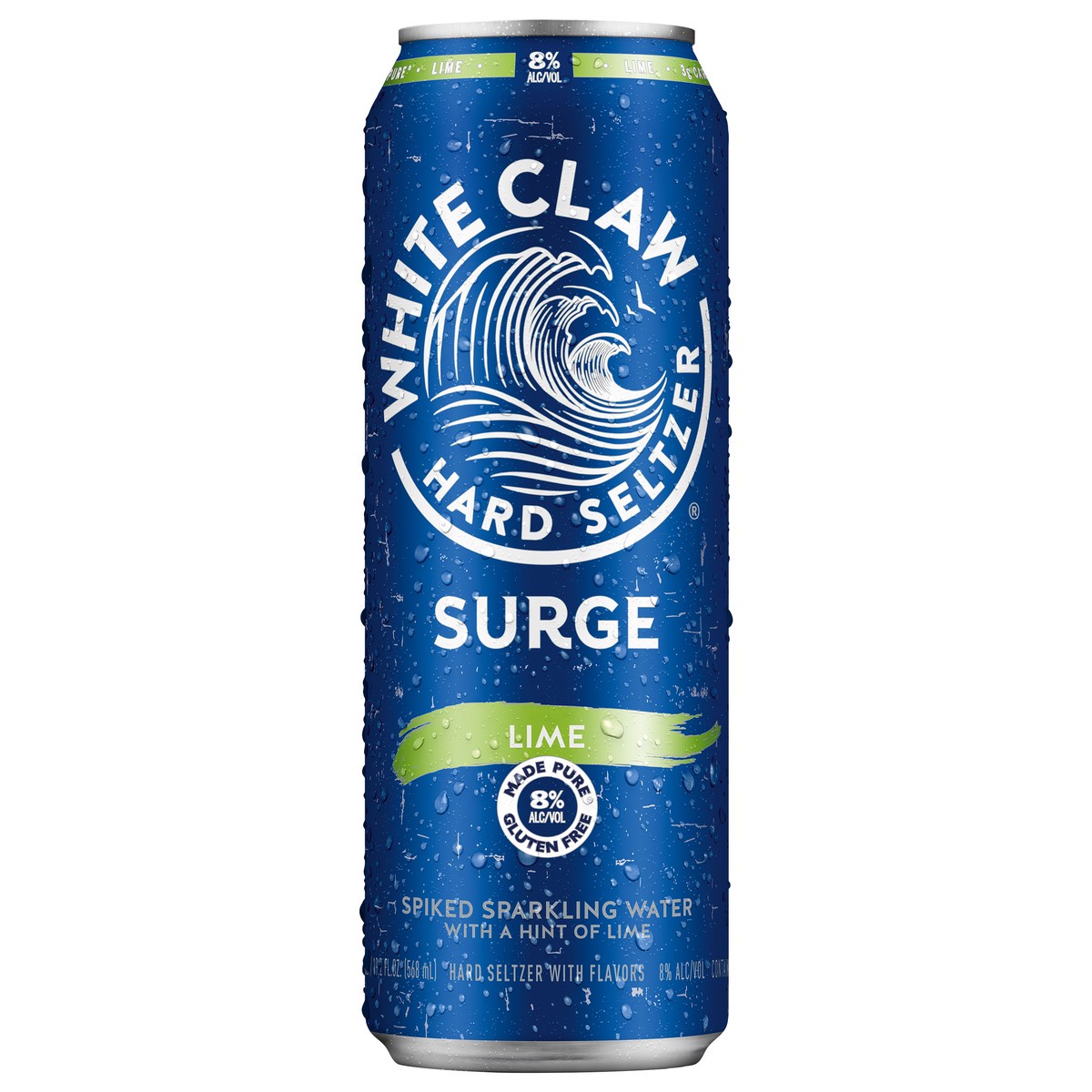 slide 1 of 7, White Claw Surge Lime 19.2 fl oz Can, 19.2 fl oz
