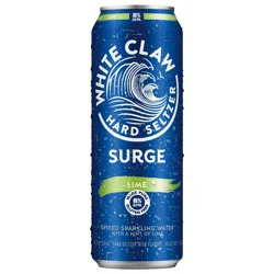 White Claw Hard Seltzer Surge Lime 19.2 fl oz Can