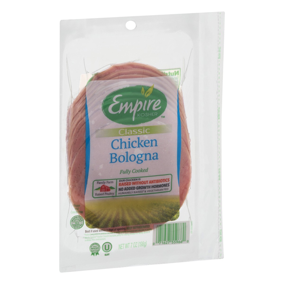 slide 4 of 9, Empire Kosher Classic Chicken Bologna 7 oz, 7 oz