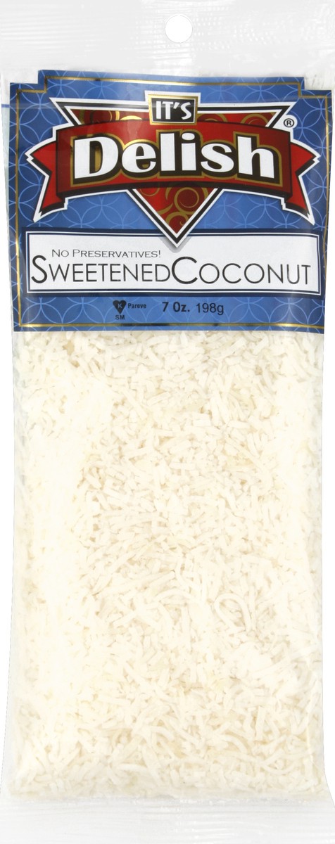 slide 1 of 3, It's Delish Coconut 7 oz, 7 oz
