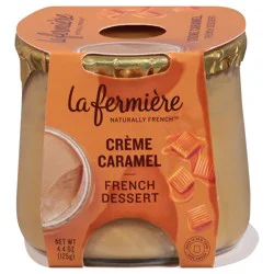 La Fermière Creme Caramel French Dessert 4.4 oz