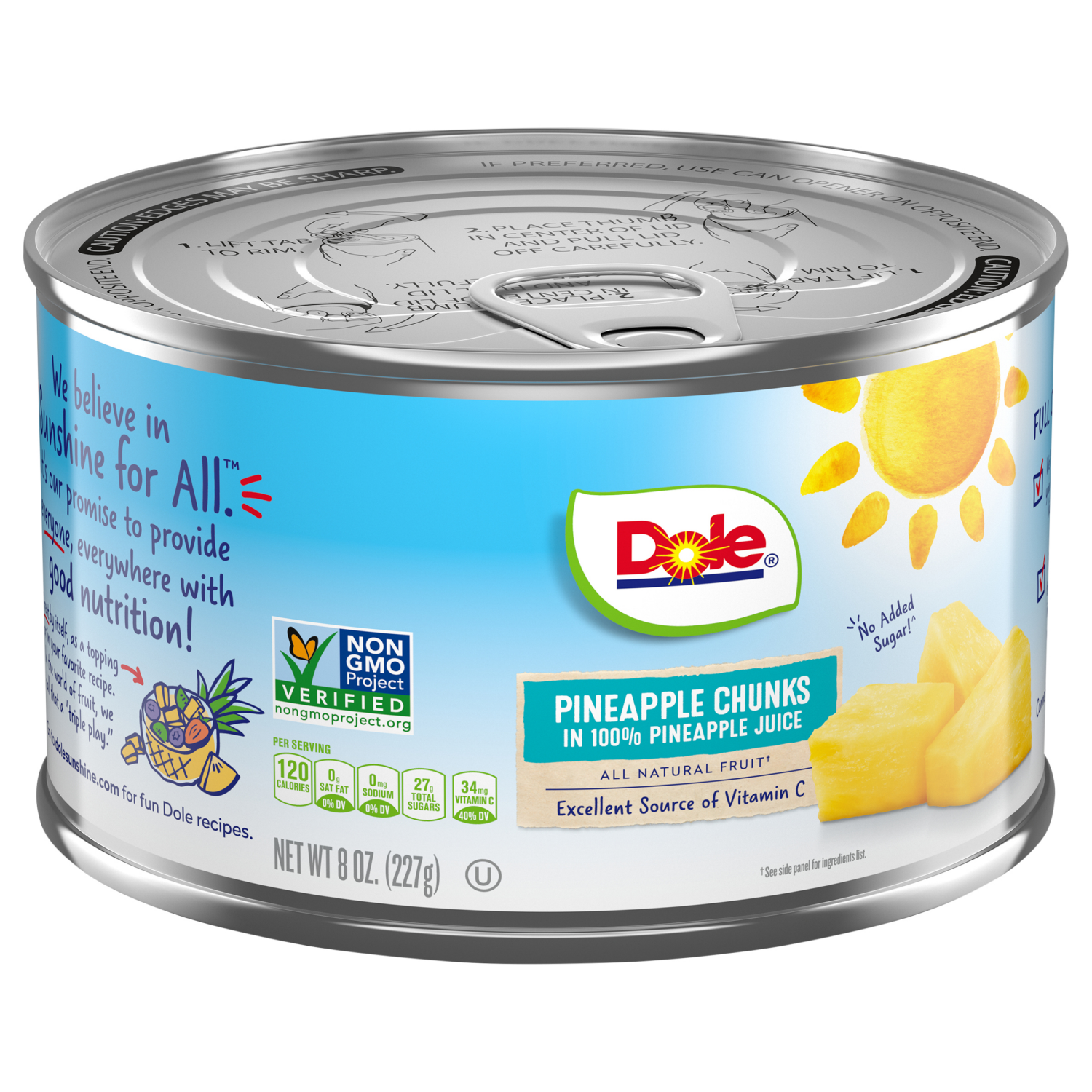 slide 2 of 4, Dole Pineapple Chunks - 8 oz, 8 oz