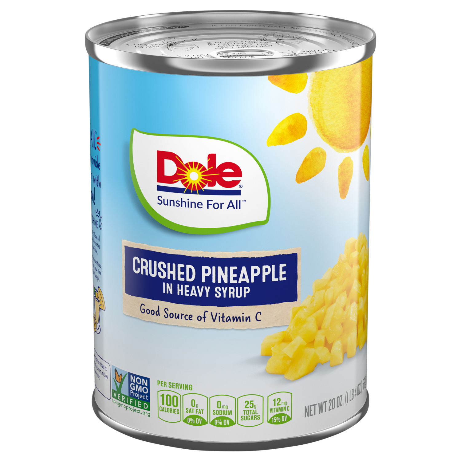 slide 2 of 4, Dole Pineapple, Crushed, 20 oz