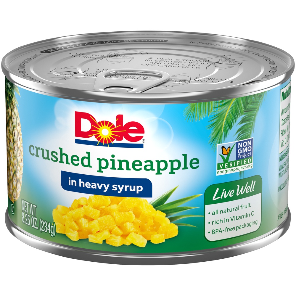 Dole Crushed Pineapple In Heavy Syrup 825 Oz Shipt 6545