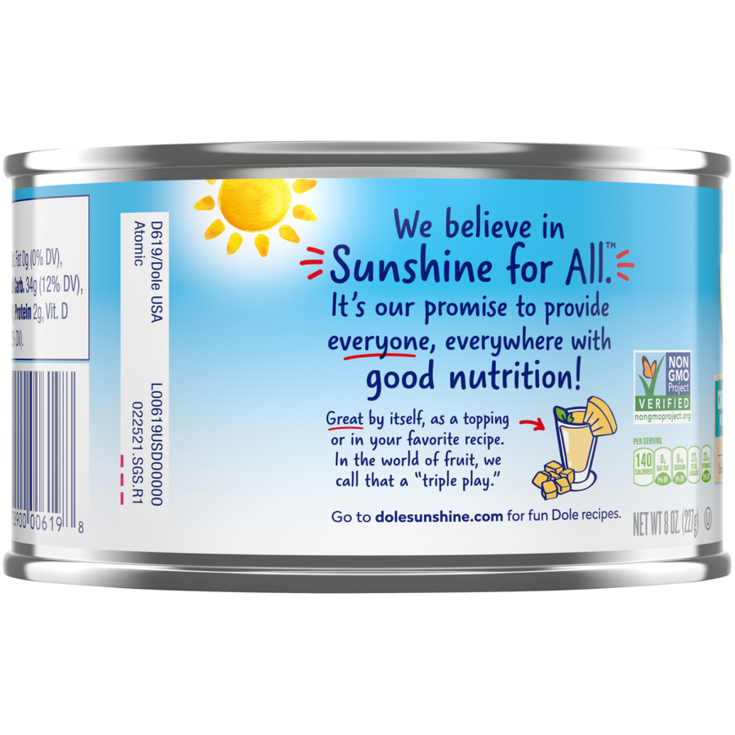 slide 2 of 4, Dole Pineapple, Crushed, 8 oz