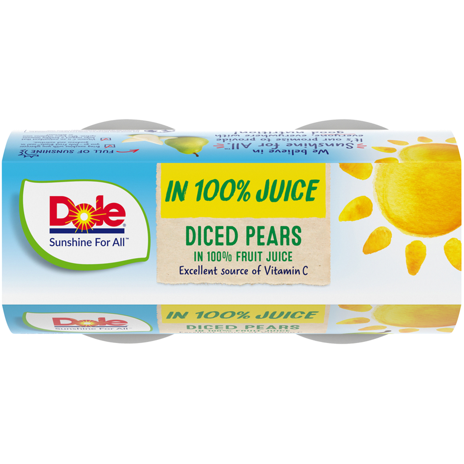 slide 3 of 3, Dole Diced Pears, 4 ct