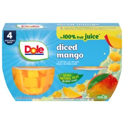 Dole Diced Mango Fruit Bowls /