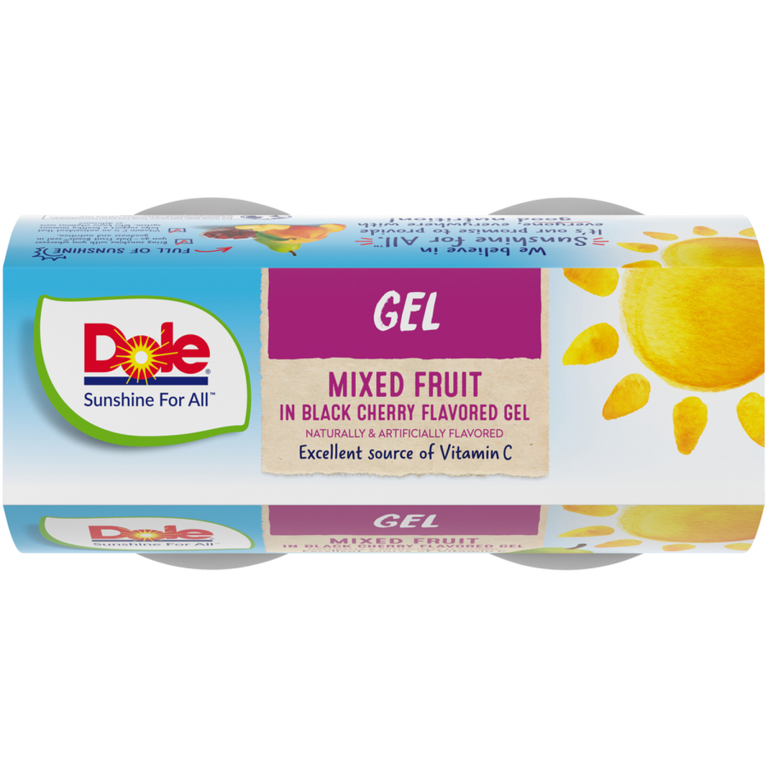 slide 5 of 5, Dole Mixed Fruit, Gel, 4 ct