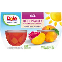 Dole Peaches, Diced, Gel