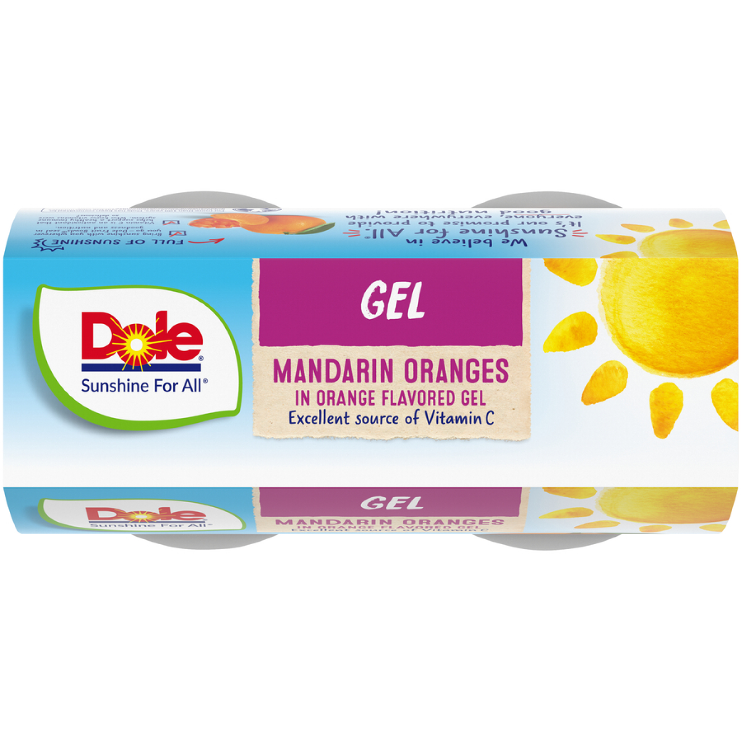 slide 6 of 6, Dole Gel Mandarins in Orange Flavored Gel - 6 ct; 17.2 oz, 6 ct; 17.2 oz