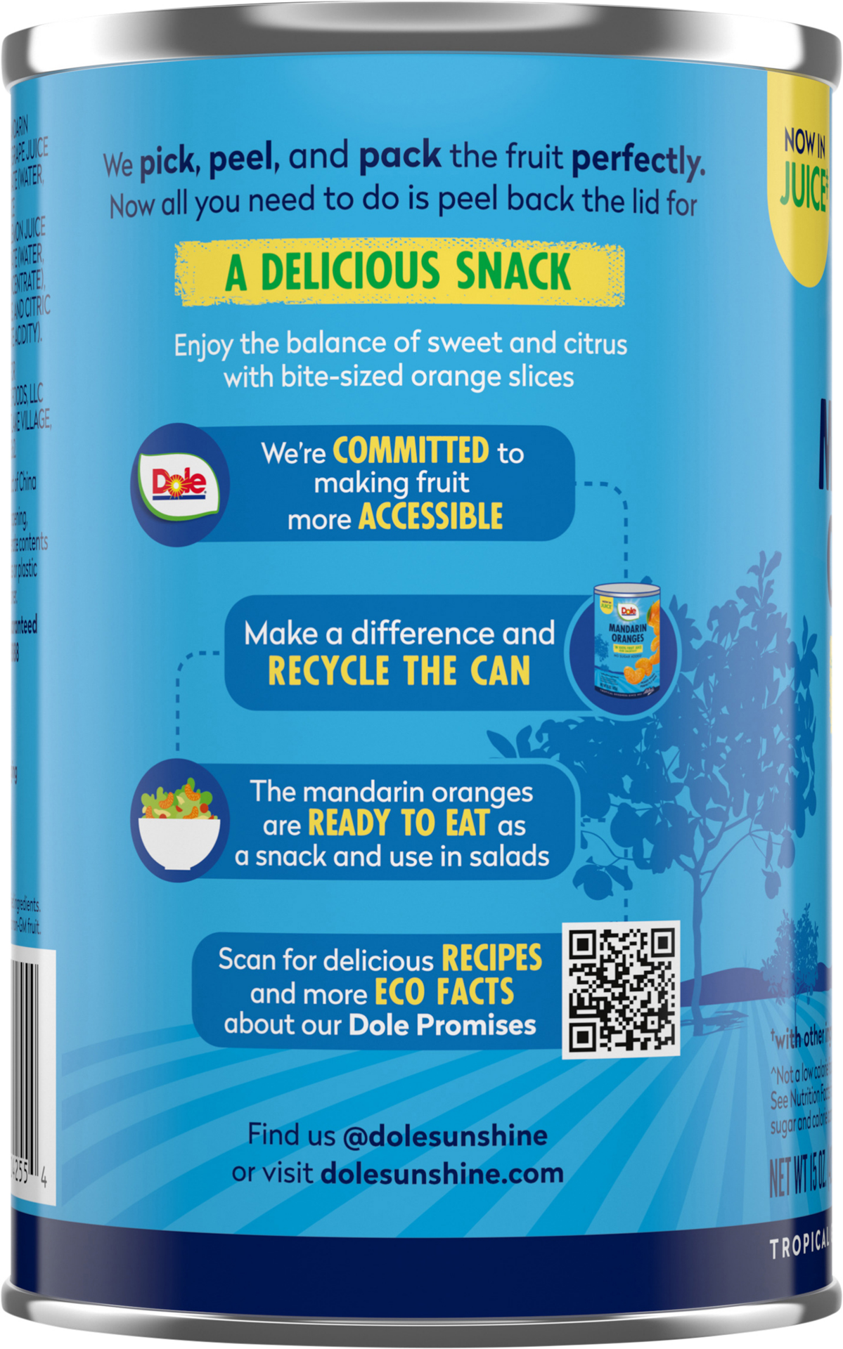 slide 4 of 6, Dole Mandarin Oranges 15 oz, 15 oz
