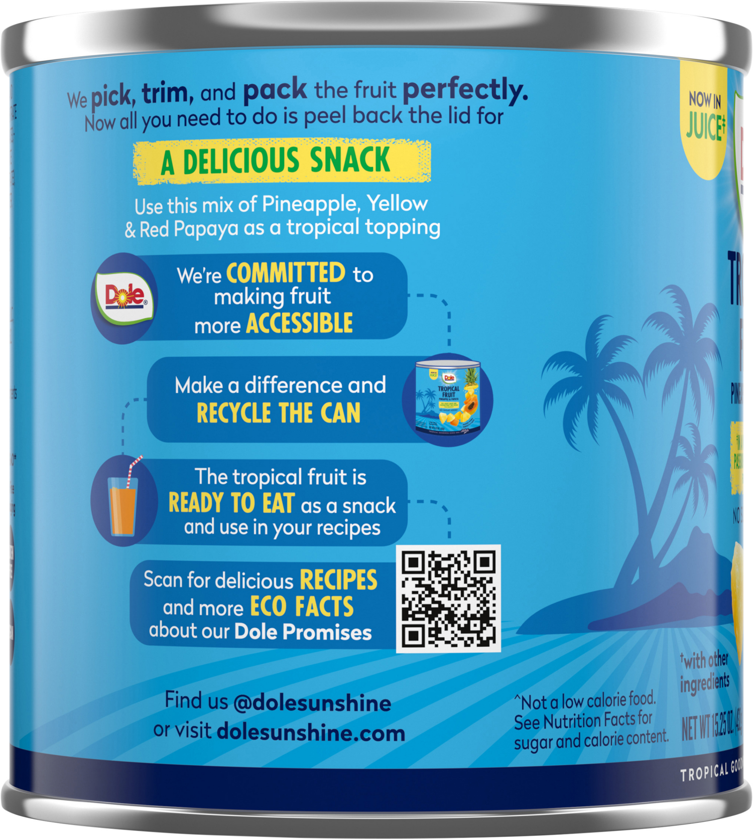 slide 4 of 6, Dole Pineapple & Papaya Tropical Fruit 15.25 oz, 15.25 oz