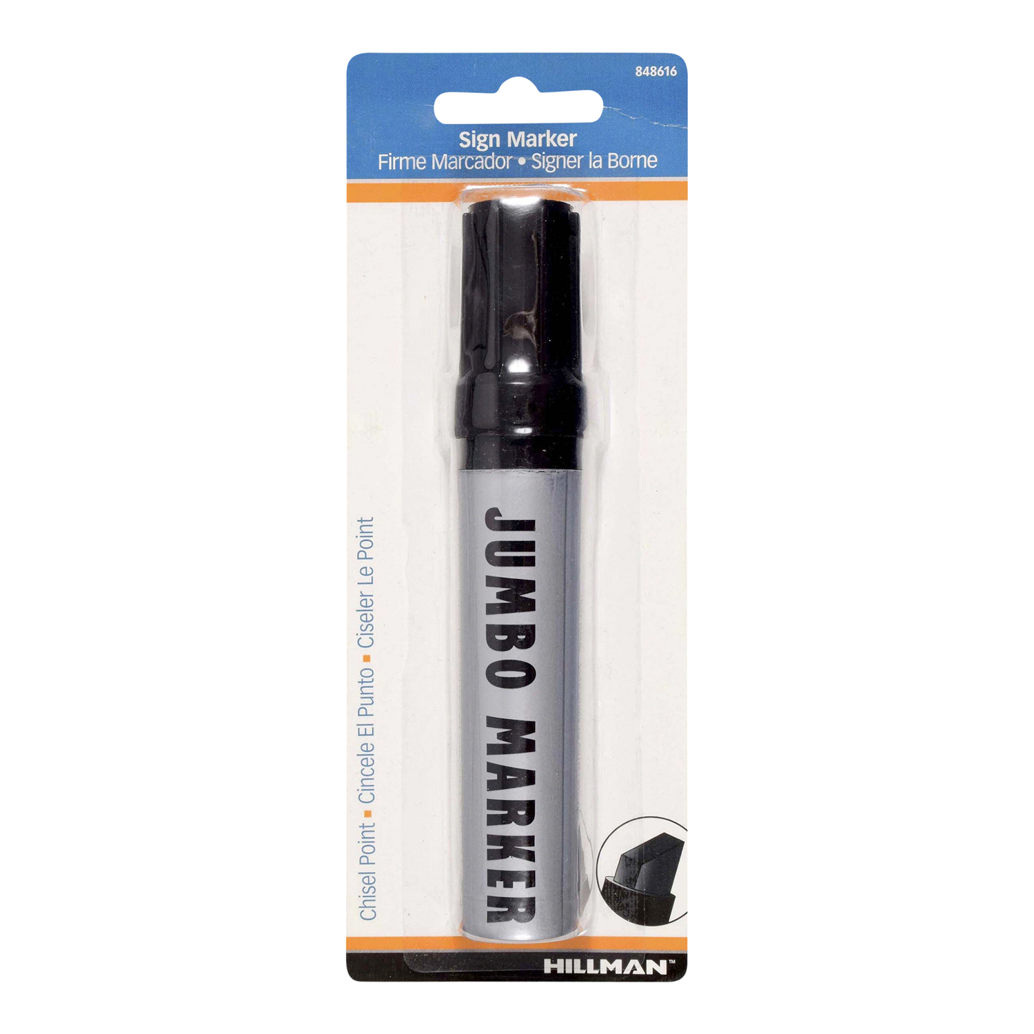 slide 1 of 4, Hillman Jumbo Sign Marker, 1 ct