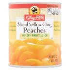 slide 1 of 1, ShopRite Peach Sliced in Juice, 13 oz