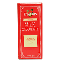 slide 1 of 1, Kowalski's Milk Choc Bar, 3 oz