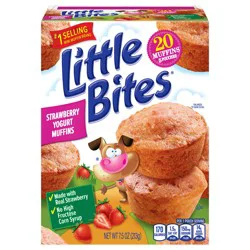 Entenmann's Little Bites Strawberry Yogurt Mini Muffins, 5 pk