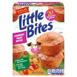 Entenmann's Little Bites Strawberry Yogurt Mini Muffins, 5 pk