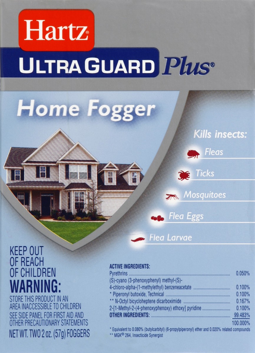 slide 4 of 4, Hartz Ultra Guard Plus Home Fogger, 2 ct